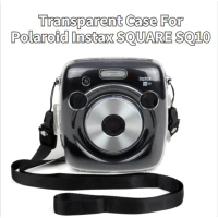 ใช้ได้กับเคสโปร่งใสสำหรับกล้อง Instax SQUARE SQ10 เคสกล้อง กระเป๋าใส่กล้อง กระเป๋าสะพายข้าง ซองป้องก