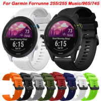 For Garmin Forerunner 255 Music 265 745 965 Strap 22mm Silicone Sports Bracelet For Garmin Venu 3 2 Vivoactive 4 Watchband