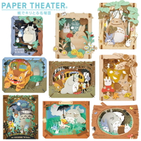 真愛日本 宮崎駿 吉卜力 立體紙劇場 紙劇場 PAPER THEATER 立體模型 龍貓 神隱少女 魔女宅急便 霍爾 魔法公主