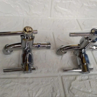 kran cabang shower mandi / kran double shower uk. 1/2 inch