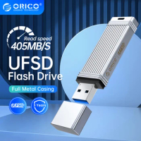 ORICO UFSD Metal Flash USB Flash Drive 405MB/S Pen Drive 512GB 256GB 128GB 64GB USB Stick Type C Pendrives Memory Stick U Disk
