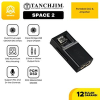 Tanchjim Space 2 / II Dual CS43131 Portable USB DAC / Amplifier Converter Soundcard 3.5mm 4.4mm Blac