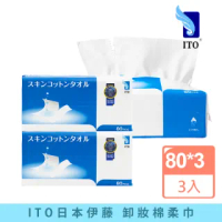 【Ito 日本伊藤】三入組 日本ITO 卸妝棉柔巾(防疫商品/肺炎防疫/口罩隔離)