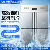 東星四門冰箱商用冷藏冷凍廚房保鮮柜速凍柜不銹鋼冰柜立式大容量