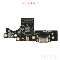 USB Charging Port For Nokia 3 USB Dock Connector Charger Charging Port Dock Connector Flex Cable Replace Part
