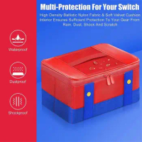 Large Carrying Protective Case Travel Storage Bag Compatible For Nintendo Switch Oled Console Pro Controller Accessories