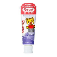 [新版] SUNSTAR 巧虎兒童牙膏 - 葡萄味 70g 新舊包裝隨機 [平行進口] 9516
