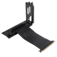 PCI-E 3.0 X16 16X Graphics Cards Vertical Kickstand/base Bracket ATX Case Flexible Cable Riser for GPU RTX 3060 Ethereum Mining
