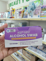 NUR CARE ALCOHOL SWAB 100 SWABS