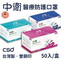 【好好生活｜中衛 CSD】二級醫療級手術口罩 (50入/盒)