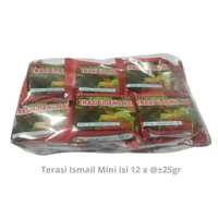 H. ISMAIL TERASI UDANG ASLI TUBAN KOTA WALI SUNAN BONANG KEMASAN MINI Kemasan Merah isi 12