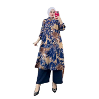 Setelan tunik wanita terbaru //KHALISA ONE SET TUNIK rayon diamond