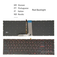 Red Backlit Laptop Keyboard For MSI MS-16J9 MS-16JB MS-16JD MS-16JE MS-16JF MS-16P6 MS-16U1 Nordic Italian Portuguese Korean