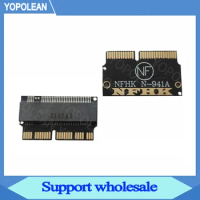 10pcs-100pcs M.2 NVMe PCIe M2 NGFF Adapter To SSD For Upgrade Macbook Air Mac Pro 2013 2014 2015 2017 A1465 A1466 A1502 A1398