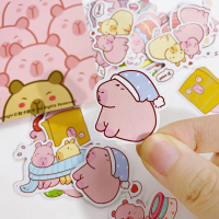 [Today Friday] Wishing Stickers Text Stickers Wow Kawaii Stickers Food Cartoon Cute Phone Journal