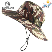 Waterproof Tactical Airsoft Sniper Camouflage Boonie Hats Foldable Nepalese Cap Militares Army Mens Bucket Hat Military Hiking