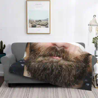 Dwarf Beard Air Conditioning Soft Blanket Funny Insane Face 19 For Sure Sars2 Stay Makeshift Cool Textile Material Washable New