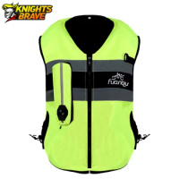 Motorcycle Air-bag Vest Men Motorcycle Jacket Chaleco Airbag Moto Motocross Protection Reflective Motorbike Airbag Moto Vest