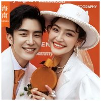 新款韓式婚紗攝影道具新娘造型毛呢帽子珍珠飾品平頂白色禮帽