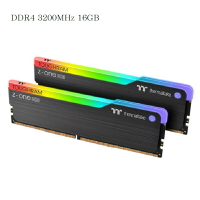 【獨家！最高5%回饋】曜越TOUGHRAM Z-ONE RGB 記憶體 DDR4 3200MHz/3600MHz/4000MHz/4400MHz/4600MHz 16GB(8GBx2)/黑色
