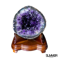 【SUMMER 寶石】5A頂級天然烏拉圭紫晶圓洞5KG(A134)
