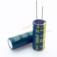 2pcs 63V 3300UF 18*40 High Frequency Low Impedance Aluminum Electrolytic Capacitor 3300uf 63V 20%