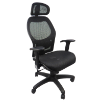 LOGIS邏爵-黑洛特強韌特級網布全網電腦椅/辦公椅/主管椅