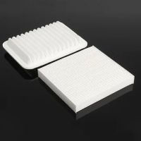 Car Engine Cabin Air Filter Car Cockpit Activated Carbon Air Filter for Toyota Corolla Matrix 2009-2018 Engine Air Filter Kit
