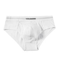 Men's Cotton Underpants Soft Comfortable Underwear Screw Thread Panties U Convex Thong Sexy Briefs Breathable Bikini Homewear