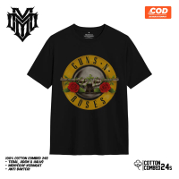 T-Shirt Music GUN N ROSES | Kaos Band GNR | Kasual Vintage | Fit Unisex | 100% Cotton Combed Nyaman 