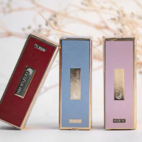 travel refillable frosted tube perfume spray pump glass bottle box packaging,frankincense essential oil box ---DH12890