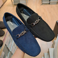sepatu mocasine pria fladeo bahan suede sol termalplastik karet sangat ringan dan empuk