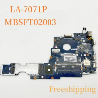 LA-7071P For Acer Aspire 722 Series Motherboard MBSFT02003 DDR3 Mainboard 100% Tested Fully Work
