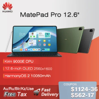 2021HUAWEI MatePad Pro 12.6 Inch Tablet 8GB 256GB OLED Screen 2560x1600 HarmonyOS 2 Kirin 9000E CPU Octa Core 10050mAh Tablet PC