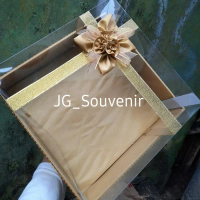 Kotak Hantaran Seserahan Mika Tempat Kue Warna Gold Terlaris