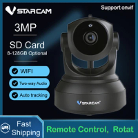 VStarcam C24S 3MP 1296P HD Security IP Camera Wifi Camera Human Track Night Vision Video Network CCTV Baby Monitor