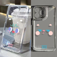 เคสใสยิ้มสำหรับ Realme C35 C33 C30 C21Y Reno 7Z 8 Z 6Z 5G Realme 5 6i C25Y C25S C11 2021 C12 C15 C3 