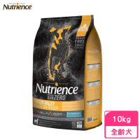 【Nutrience 紐崔斯】SUBZERO頂級無穀犬+凍乾（火雞肉+雞肉+鮭魚）10kg(狗糧、狗飼料、犬糧)