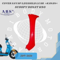gratis ongkir Sayap tebeng depan Scoopy k93 fi esp donat 2017 2018 2019 2020 merah glossy / cabe Kan