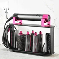 8-Hole Dyson Airwrap Styler Countertop Storage Rack Organizer Stand Hair Curling Iron Wand Barrels Holder Household Barbershop