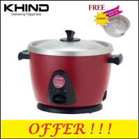 Khind rice cooker rc118m stainless steel inner pot 1.8L