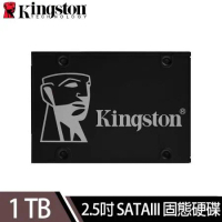 【Kingston 金士頓】KC600 1TB 2.5吋 SATA III SSD固態硬碟*