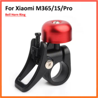 Aluminium Alloy Bell Horn Ring Hook For Xiaomi Mi Electric Scooter 3 PRO M365 1S With Quick Release Mount Red Black Cap