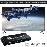 HDMI Splitter 4K ULTRA HD with Power supply 超高清分配器