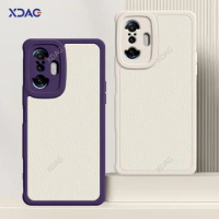 Litchi Grain Leather Mobile Cases for Xiaomi Redmi K40 Gaming Pro K40Pro Plus RedmiK40 K40S Soft Shockproof Lambskin Phone Cover