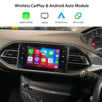 Wired and Wireless Apple CarPlay for Peugeot 308 508 208 2008 2013-2018 SMEG/SMEG+ iPhone CarPlay Android Auto Interface Airplay
