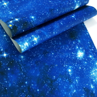 滬達墻紙 外太空星球宇宙星空行星壁紙天花板貼頂墻紙兒童房藍色主題房壁紙