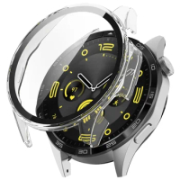 For Huawei Watch GT4 46MM 41MM Hard PC Case Glass Full Coverage Bumper Screen Protector Shell For Huawei Watch GT 4 Accessories