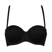 ซาบีน่า เสื้อชั้นใน รุ่น Soft Doomm 7Ways BODY BRA THE SERIES (เกาะอก) รหัส SBH4004BK สีดำ