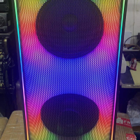 Brudo BTS-1908 iKARAOKE Bluetooth speaker long playback time with 2 wireless rechargeable microphone